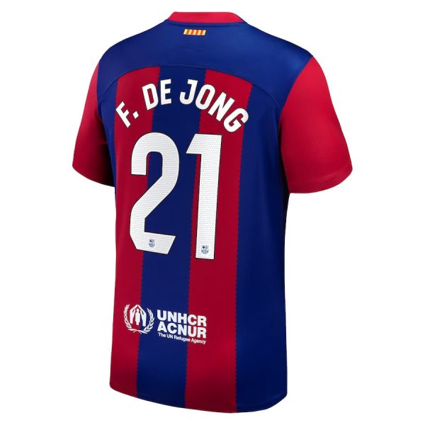 Maillot Kit Enfant Barca 2023 2024 Domicile De Jong