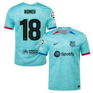 Maillot Barca 2023 2024 Third Romeu