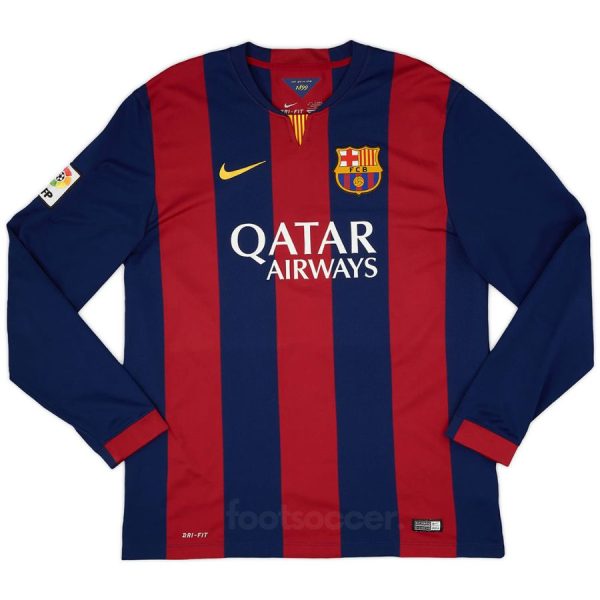 Maillot Barca Domicile 2014 2015 Neymar Manches Longues