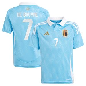 Maillot Belgique Enfant Exterieur Euro 2024 De Bruyne