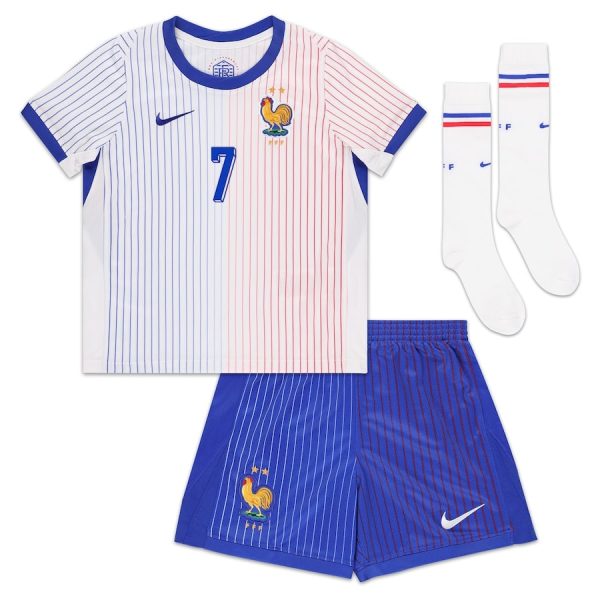 Maillot Kit Enfant Equipe De France Griezmann Euro 2024 Away