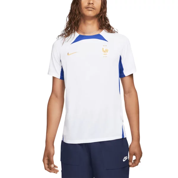 Maillot Equipe de France 2023 2024 Pre-Match Blanc