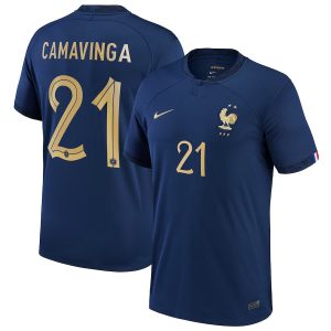 Maillot Equipe de France Domicile 2023 2024 Camavinga