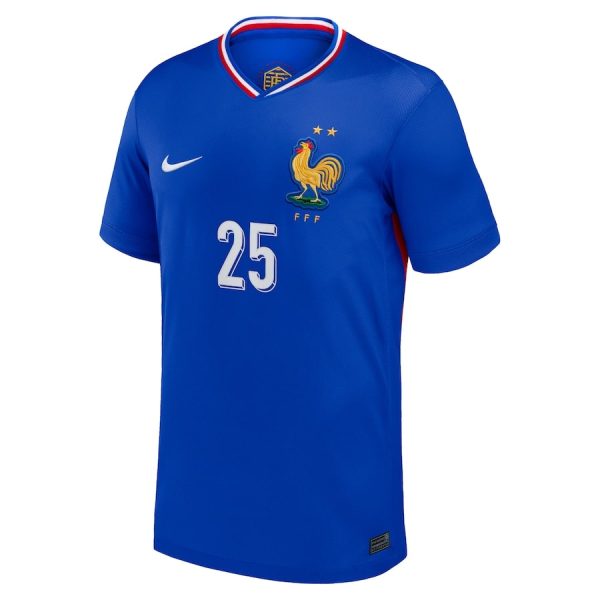 Maillot Equipe de France Domicile Euro 2024 Barcola