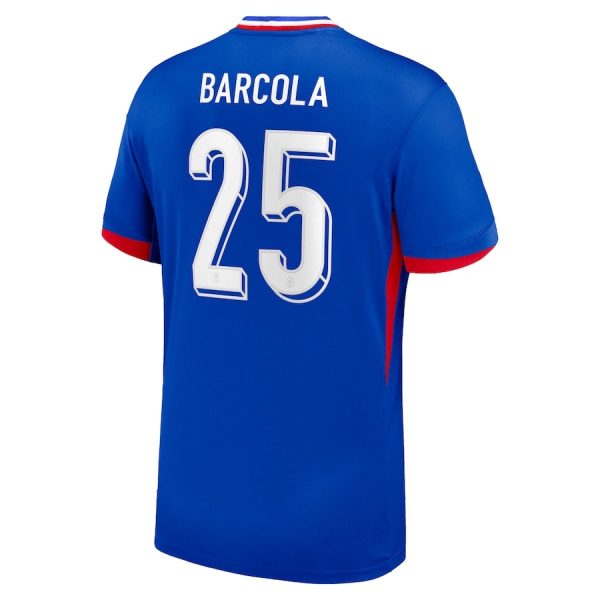 Maillot Equipe de France Domicile Euro 2024 Barcola