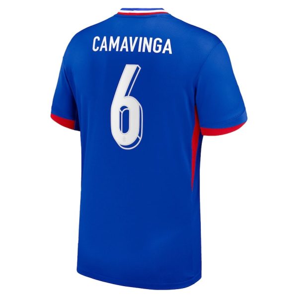 Maillot Equipe de France Domicile Euro 2024 Camavinga