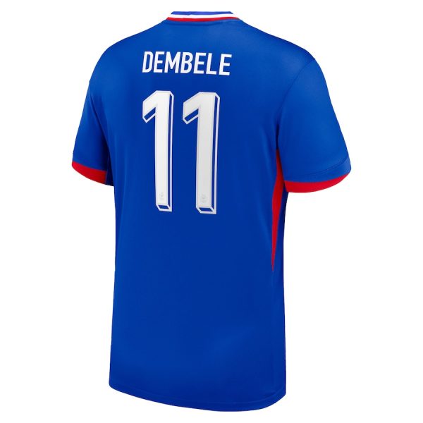 Maillot Equipe de France Domicile Euro 2024 Dembelé