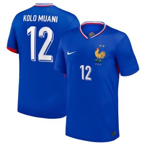 Maillot Equipe de France Domicile Euro 2024 Kolo Muani