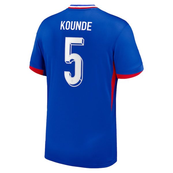 Maillot Equipe de France Domicile Euro 2024 Kounde