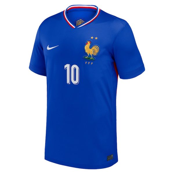 Maillot Equipe de France Domicile Euro 2024 Mbappe