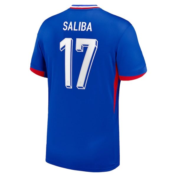 Maillot Equipe de France Domicile Euro 2024 Saliba