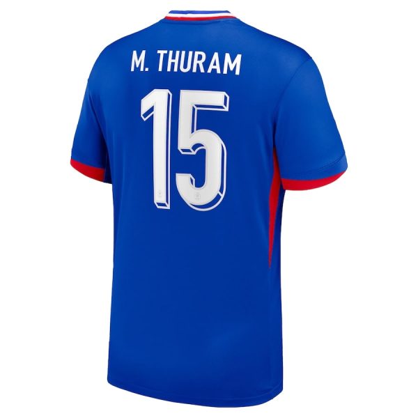 Maillot Equipe de France Domicile Euro 2024 Thuram