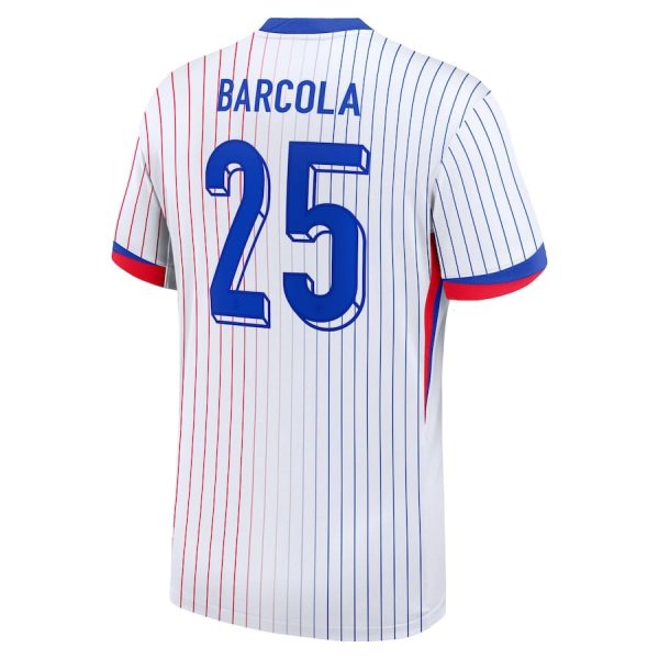 Maillot Equipe de France Exterieur Euro 2024 Barcola