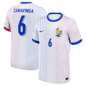 Maillot Equipe de France Exterieur Euro 2024 Camavinga