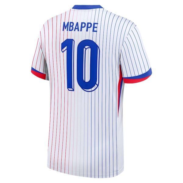 Maillot Enfant Equipe De France Exterieur Euro 2024 Mbappe