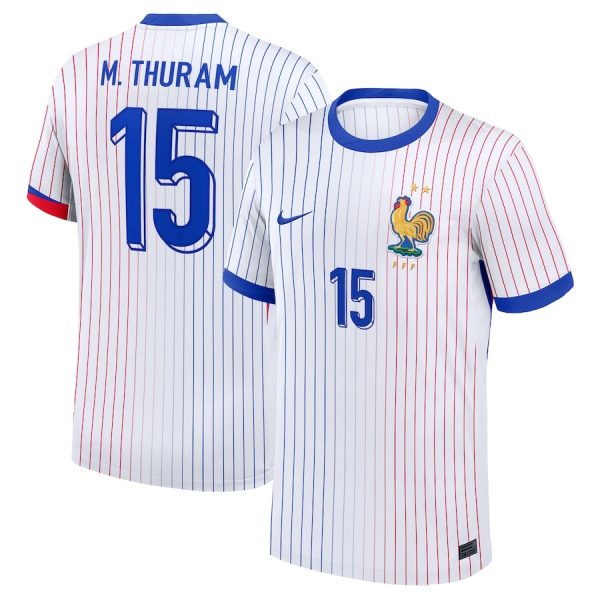 Maillot Equipe de France Exterieur Euro 2024 Thuram