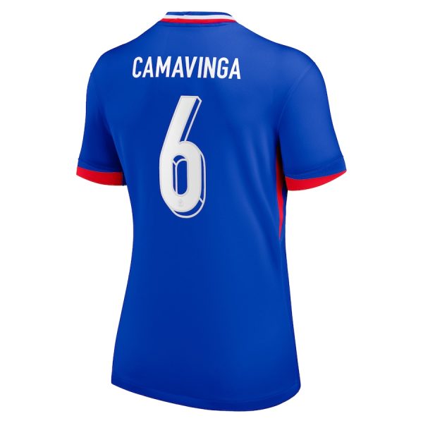 Maillot Equipe de France Femme Domicile Euro 2024 Camavinga