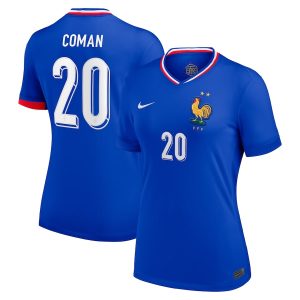 Maillot Equipe de France Femme Domicile Euro 2024 Coman