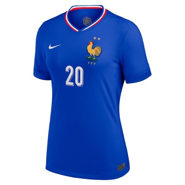 Maillot Equipe de France Femme Domicile Euro 2024 Coman