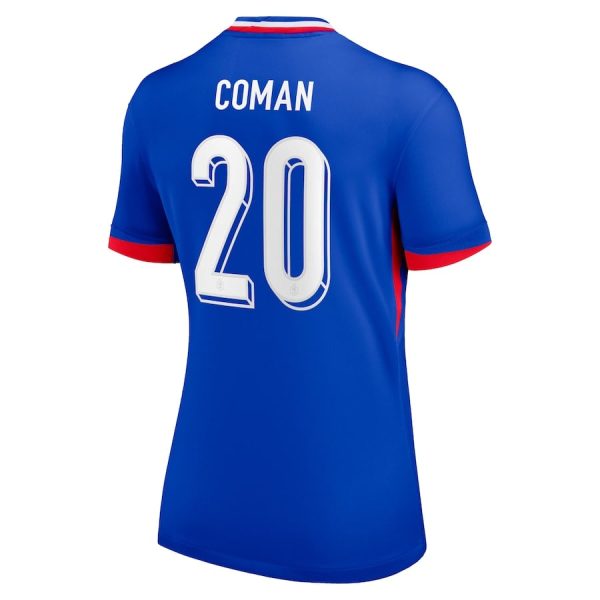 Maillot Equipe de France Femme Domicile Euro 2024 Coman