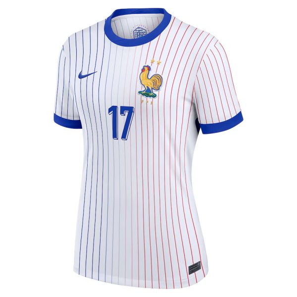 Maillot Equipe de France Femme Exterieur Euro 2024 Saliba