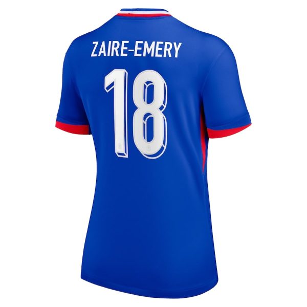 Maillot Equipe de France Femme Domicile Euro 2024 Zaire Emery