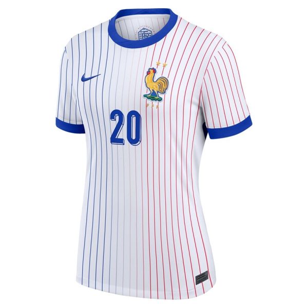 Maillot Equipe de France Femme Exterieur Euro 2024 Coman