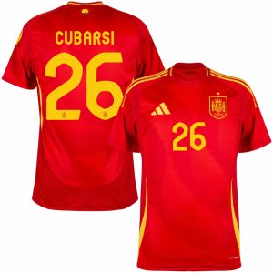 Maillot Espagne Domicile Euro 2024 Cubarsi