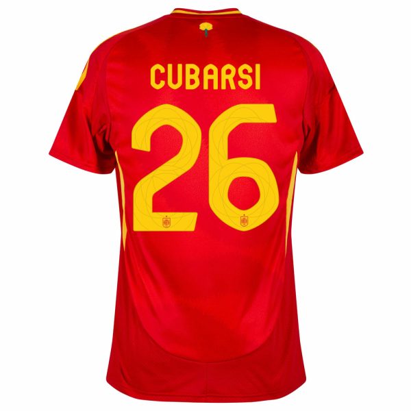 Maillot Espagne Domicile Euro 2024 Cubarsi