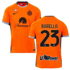 Maillot Inter Milan 2023 2024 Third Barella