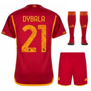 Maillot Kit Enfant AS Roma Domicile 2023 2024 Dybala