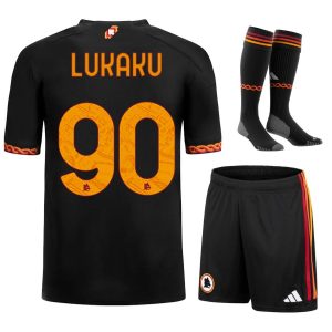 Maillot Kit Enfant AS Roma Third 2023 2024 Lukaku