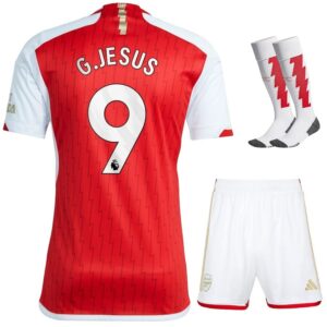 MAILLOT KIT ENFANT ARSENAL DOMICILE 2023 2024 G.JESUS