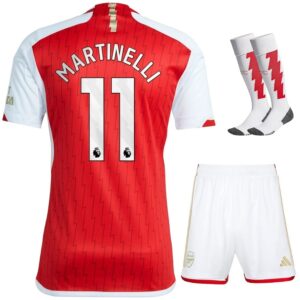 MAILLOT KIT ENFANT ARSENAL DOMICILE 2023 2024 MARTINELLI