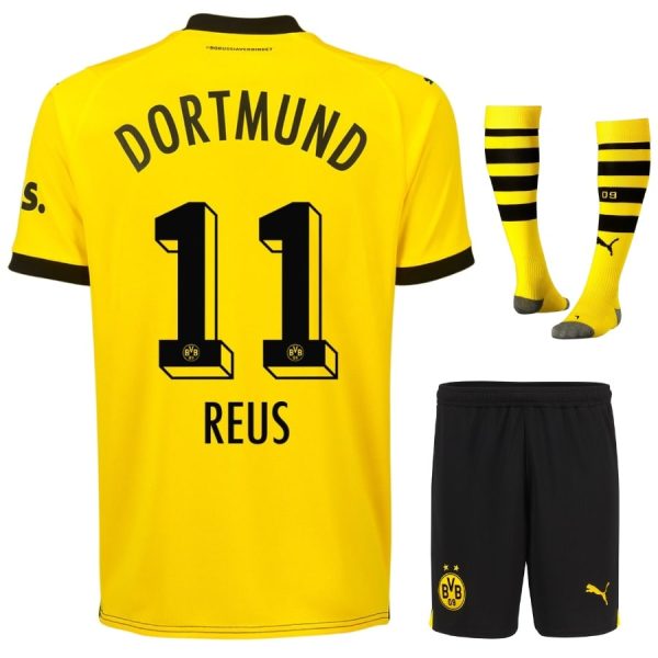 Maillot Kit Enfant BVB Dortmund 2023 2024 Domicile Reus