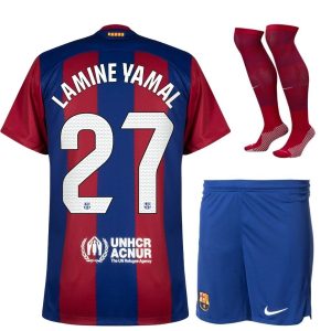 Maillot Kit Enfant Barca 2023 2024 Domicile Lamine Yamal