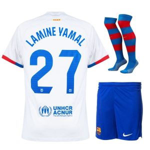 Maillot Kit Enfant Barca 2023 2024 Exterieur Lamine Yamal