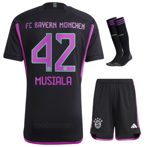 Maillot Kit Enfant Bayern Munich 2023 2024 Extérieur Musiala