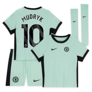 Maillot Kit Enfant Chelsea Third 2023 2024 Mudryk