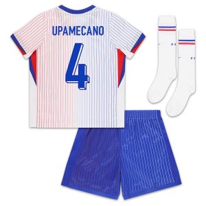 Maillot Kit Enfant Equipe De France Euro 2024 Away Upamecano