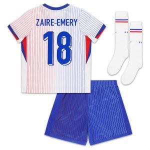 Maillot Kit Enfant Equipe De France Euro 2024 Away Zaire Emery