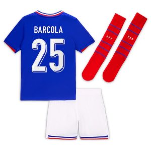 Maillot Kit Enfant Equipe De France Euro 2024 Barcola