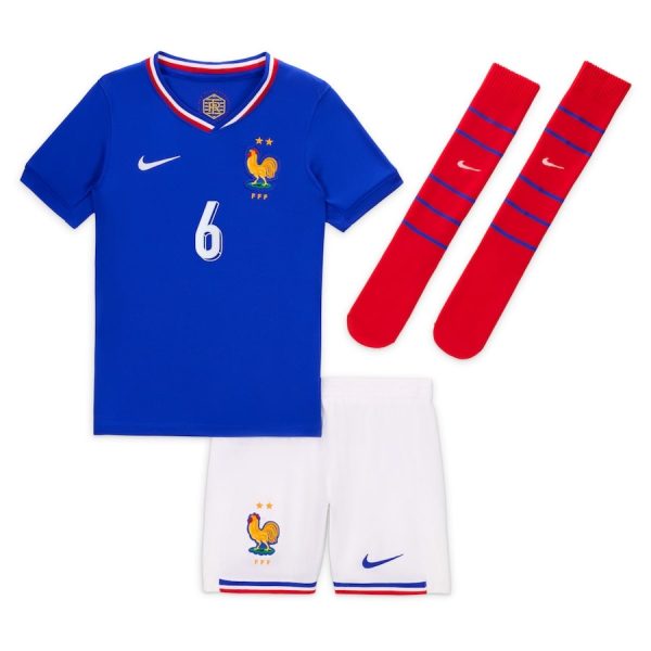 Maillot Kit Enfant Equipe De France Euro 2024 Camavinga