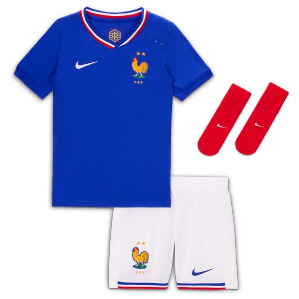 Maillot Kit Enfant Equipe De France Euro 2024 Clauss