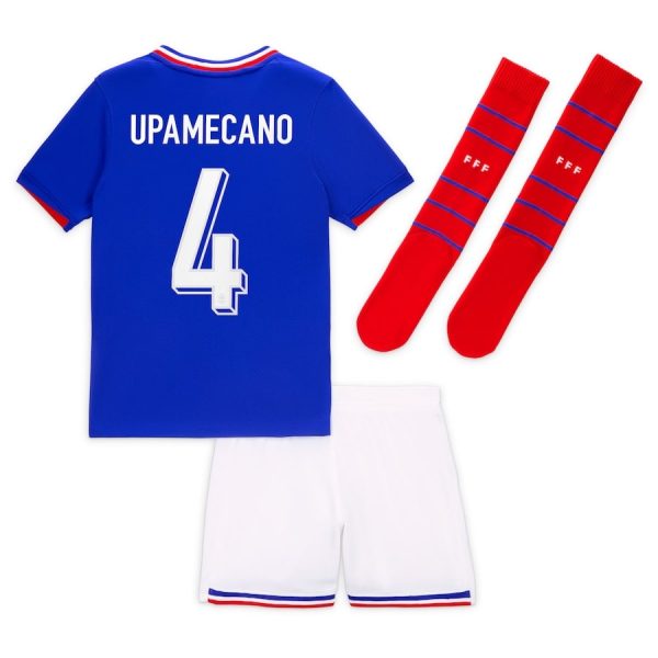 Maillot Kit Enfant Equipe De France Euro 2024 Upamecano