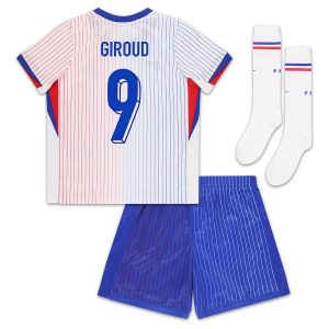 Maillot Kit Enfant Equipe De France Giroud Euro 2024 Away