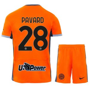 Maillot Kit Enfant Inter Milan 2023 2024 Third Pavard