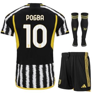 Maillot Kit Enfant Juventus Domicile 2023 2024 Pogba