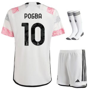 Maillot Kit Enfant Juventus Extérieur 2023 2024 Pogba