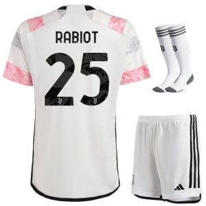 Maillot Kit Enfant Juventus Extérieur 2023 2024 Rabiot